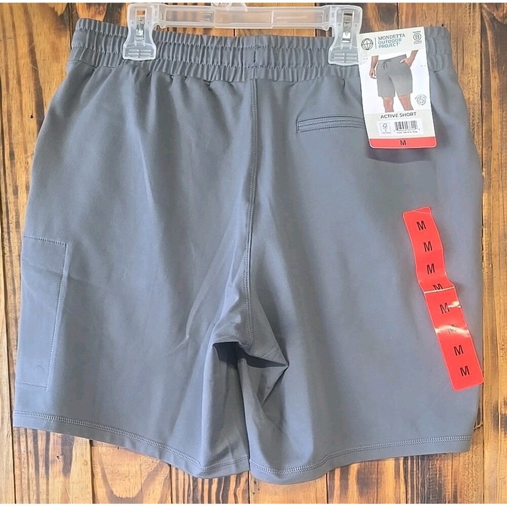 Mondetta Outdoor Project Men's Active Shorts Gray, Size Medium